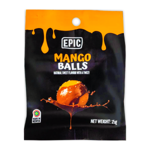 Epic Mango Balls with Chocolate Lacing